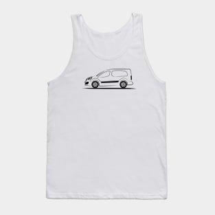 Citroen Berlingo 2015 Black Tank Top